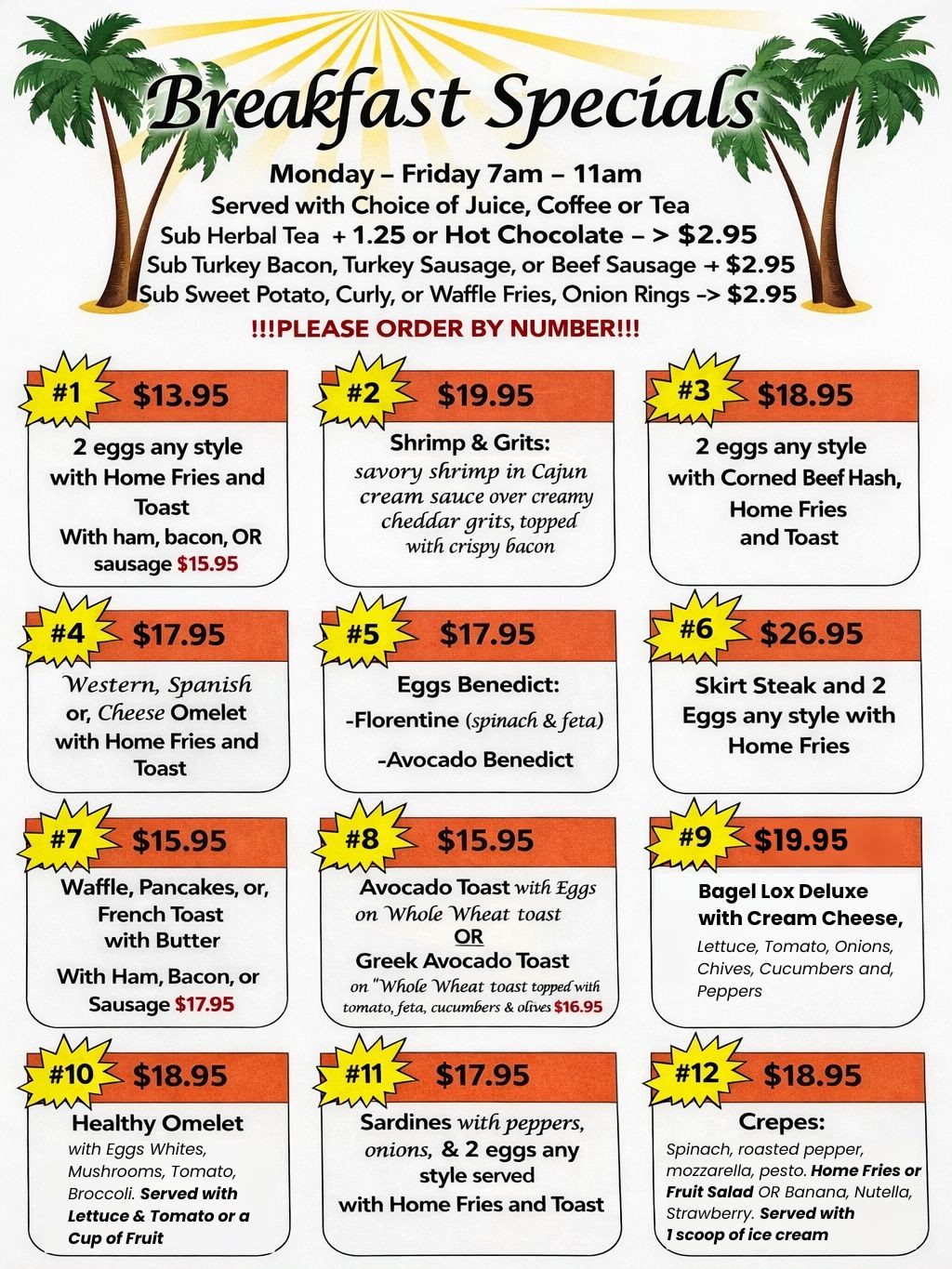 Thanksgiving Catering Menu